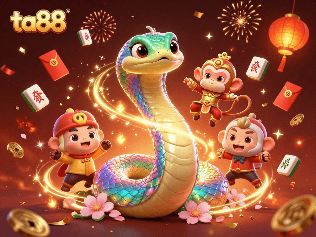 Experience the vibrant ta88 casino world with unique characters and dazzling game elements.