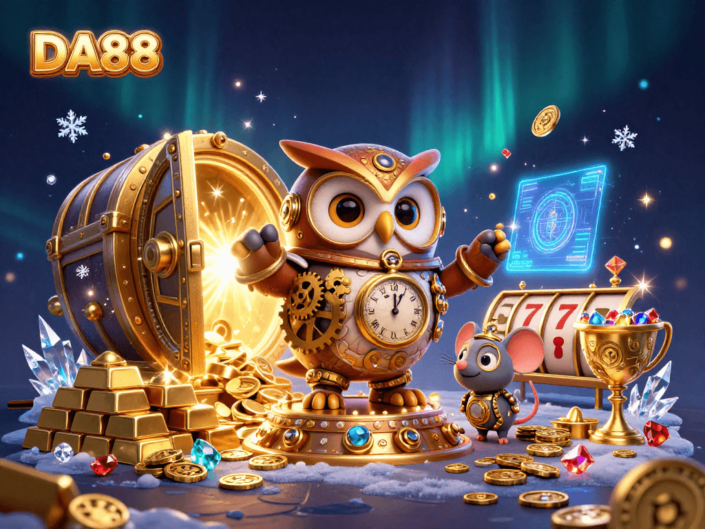 Experience thrilling wins with DA88's enchanting casino adventure featuring vivid 3D characters.