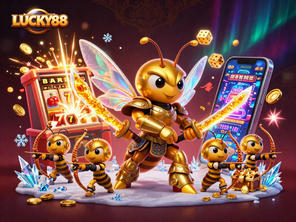 Join the excitement at LUCKY88 with vibrant characters and thrilling casino elements!