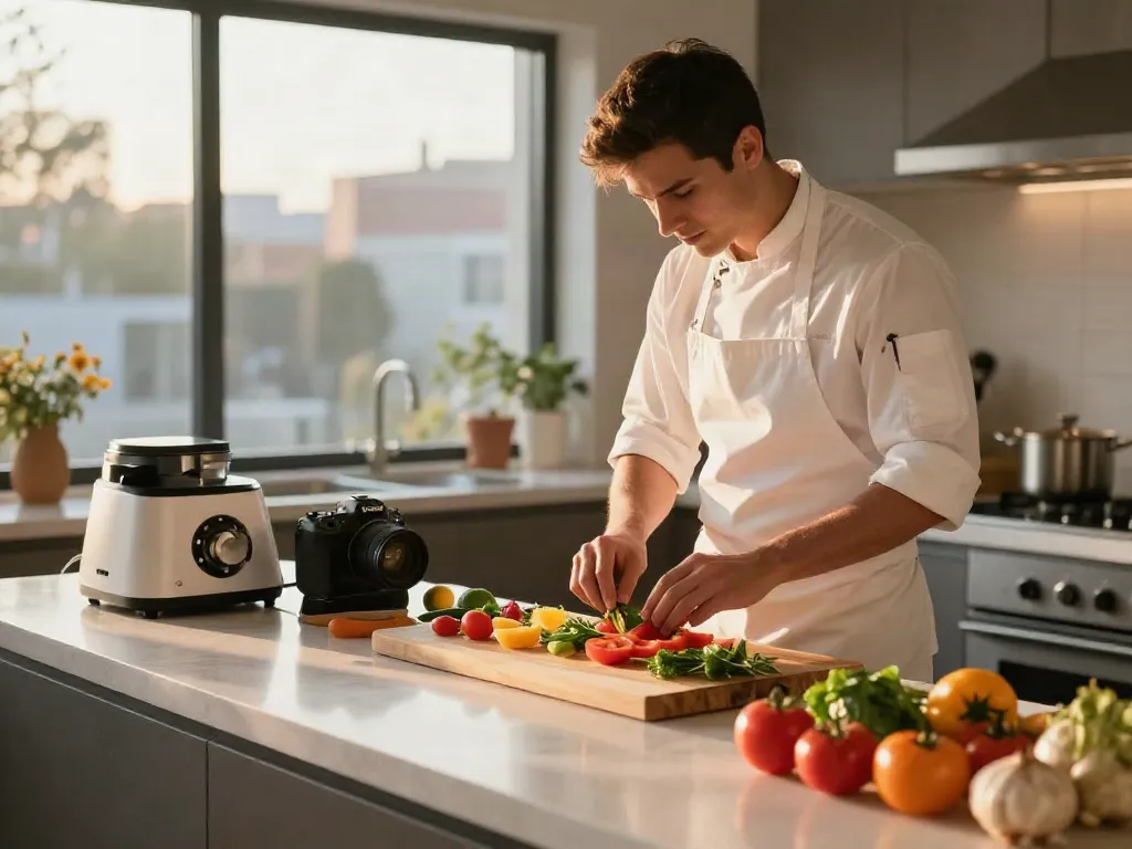 rokok88 login inspired cooking scene with fresh ingredients and vibrant atmosphere