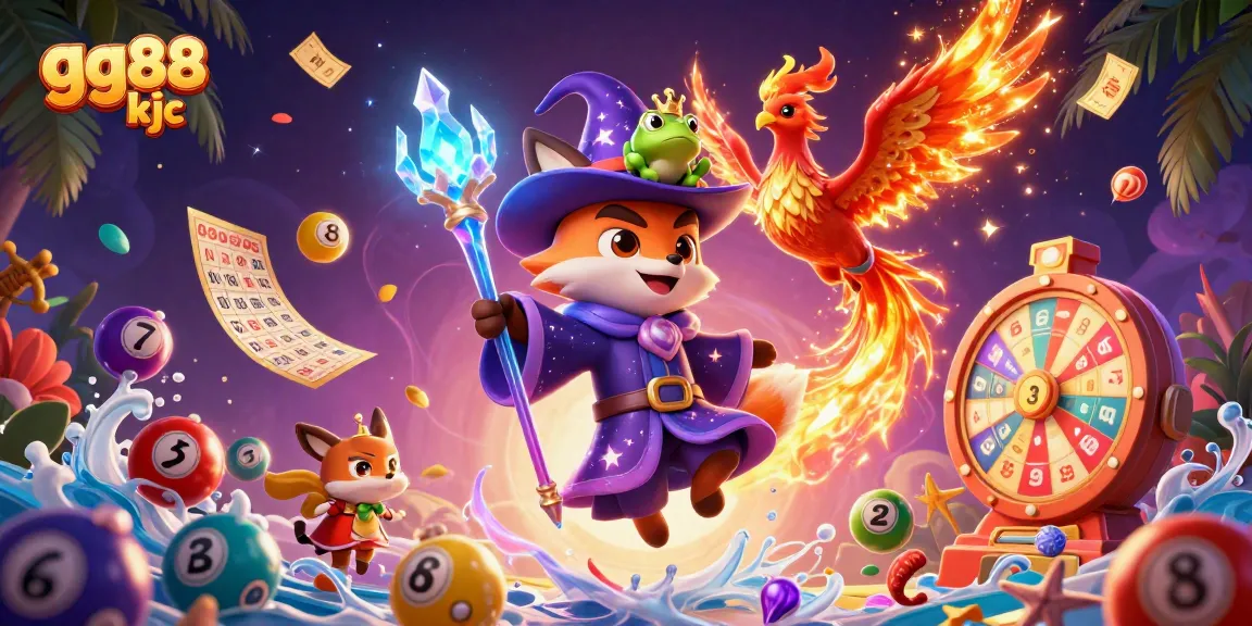 Engage with mystical wonders in this rich scene featuring gg88 kjc, soaring with a magical wizard fox.