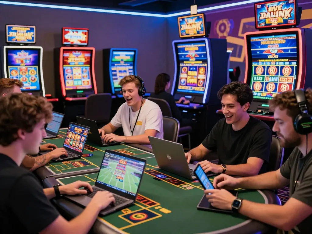 Exciting online gaming experience at MMOO casino with players engaging in different betting activities.