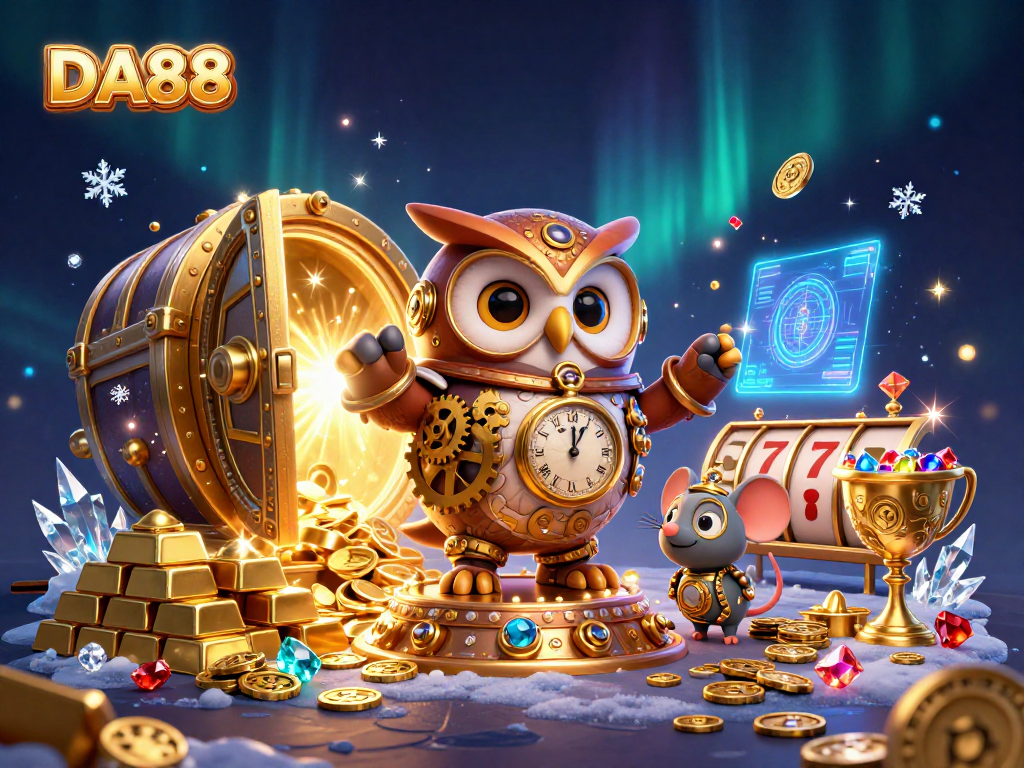 Experience thrilling wins with DA88's enchanting casino adventure featuring vivid 3D characters.